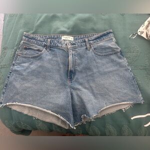 Abercrombie & Fitch Blue Jean Shorts